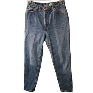 Vintage LEVI'S 522 TAPERED FIT JEAN Taper Leg Made USA Denim sz 16 Short Jeans